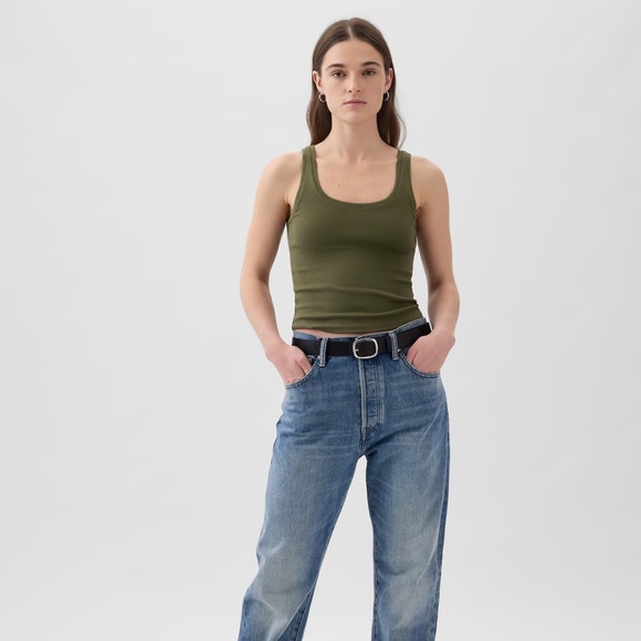 GAP Modern Cropped Tank Top - Picture 3 of 5